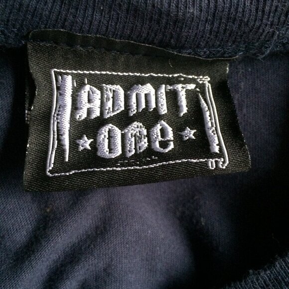 AC/DC 1995 Ballbreaker Album Cover Mens T-Shirt XL Blue Short Sleeve Admit One - Picture 4 of 7